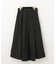 ブラックタフタオーバースカート