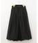 ブラックタフタオーバースカート