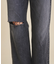 クラッシュデニムパンツ