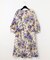 フラワープリントワンピース