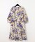 フラワープリントワンピース