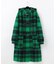 チェックダッフルコート
