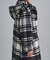 チェックダッフルコート