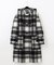 チェックダッフルコート