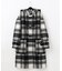 チェックダッフルコート