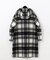 チェックダッフルコート