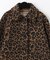 シャギーレオパードコート