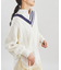アシメトリーニットトップ