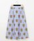 タイルジャガードフレアスカート