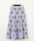 タイルジャガードフレアスカート