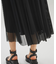 メッシュプリーツスカート