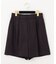 リネンタッチタックショートパンツ
