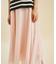 シフォンフレアスカート