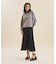 シフォンフレアスカート