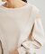 スリットアームニットトップ