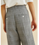 サイドラインチェックパンツ