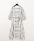 コンビストライプドレス