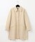 ヘム刺繍コート