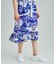 リゾートプリントシャツドレス