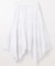レース切替フレアスカート