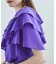 シアーフリルカラーブラウス