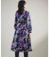 ボタニカルシャツドレス