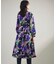 ボタニカルシャツドレス