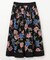メッシュフラワータックスカート