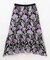 オリエンタルフラワー刺繍スカート
