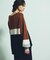 カラーブロックニットトップ