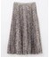 ヘリンボーンプリントプリーツスカート