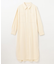 ウールロングシャツドレス