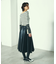 フェイクレザープリーツスカート