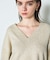 ラメVネックニットトップ