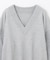ラメVネックニットトップ