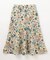 フラワージャガードフレアスカート