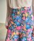 フラワージャガードフレアスカート