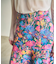 フラワージャガードフレアスカート