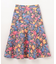 フラワージャガードフレアスカート