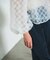 チュール刺繍トップ
