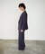 麻調バックギャザージャケット