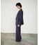 麻調バックギャザージャケット