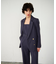 麻調バックギャザージャケット