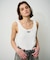リブタンクトップ