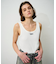 リブタンクトップ