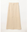 サテンストレートスカート