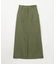 サテンストレートスカート