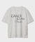 レタードシルケットTシャツ