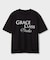 レタードシルケットTシャツ
