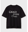 レタードシルケットTシャツ